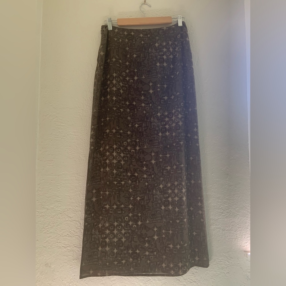 Nordstrom Preview Collection Brown Maxi Skirt
